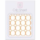 Простынь детская SwaddleDesigns Fitted Crib Sheet Orange Mod