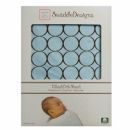 Простынь детская SwaddleDesigns Fitted Crib Sheet Blue w/BR Mod C
