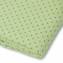Детская простынь Fitted Crib Sheet Lime w/BR Dots