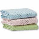 Детская простынь Fitted Crib Sheet Lime w/BR Dots