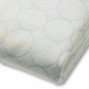 Простынь детская SwaddleDesigns Fitted Crib Sheet - Organic Blue Mod C on IV