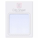 Детская простынь Fitted Crib Sheet Lt. PB w/PB Dots