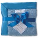 Плед детский SwaddleDesigns Stroller Blanket Blue Puff Circles