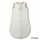 Детский спальный мешок SwaddleDesigns zzZipMe 3-6 М Ivory Puff w/Gold