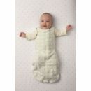 Детский спальный мешок SwaddleDesigns zzZipMe 3-6 М Ivory Puff w/Blue