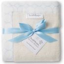 Плед для новорожденного Organic Stroller Blanket Ivory w/PB Mod C