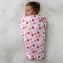 Набор пеленок фланель/тонкая SwaddleDesigns Swaddle Duo Navy Dots Duo