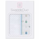 Набор пеленок фланель/тонкая SwaddleDesigns Swaddle Duo BL Peace/LV/SW