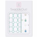 Набор пеленок фланель/тонкая SwaddleDesigns Swaddle Duo SC Peace/LV/SW