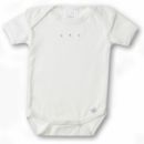 SwaddleDesigns (США) Боди для новорожденных 6-12 мес. с коротким рукавом Lt Blue w/PB Dots