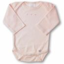 SwaddleDesigns (США) Боди с длинным рукавом для детей 6-12 мес Lt Pink w/PP Dots
