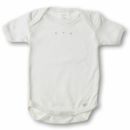 Боди с коротким рукавом 6-12 мес.Organic Ivory w/PP Dots