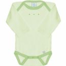 Боди с длинным рукавом 0-3 мес Kiwi/Pure Green