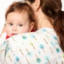 Полотенчики SwaddleDesigns Baby Burpie Set Blue Sterling Deco Elephants on Sunwashed Pastels