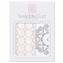SwaddleDesigns (США) Детские пеленки фланелевая и муслиновая Pink Mod Medallion