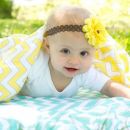 Наборы пеленок SwaddleDesigns SwaddleLite Chic Chevron Lite Blue