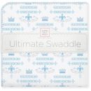 Фланелевая пеленка для новорожденного SwaddleDesigns PB Little Prince