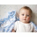 Пеленка детская тонкая SwaddleDesigns Маркизет PB w/Taupe Sparklers