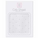Простынь детская Fitted Crib Sheet PB & Sterling Dot