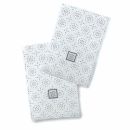 Полотенчики SwaddleDesign Marquisette Baby Burpie Taupe Gray Sparklers