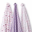SwaddleDesigns (США) Муслиновые пеленки 2 шт Cute & Calm Lavender