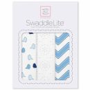 Набор пеленок SwaddleDesigns SwaddleLite Blue Chevron Lite