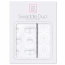 Набор пеленок фланель/тонкая SwaddleDesigns Swaddle Duo Serling Pstl Baby Owls