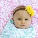 Пеленка детская тонкая SwaddleDesigns Маркизет Blue Fleur de Lis