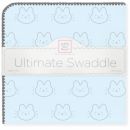 Пеленка фланель для новорожденного SwaddleDesigns Ultimate Bonjour Bunnie Pstl Blue