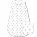 Трикотажный спальный мешок SwaddleDesigns Tiny Fox Sterling 3-6 мес.