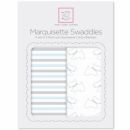 Наборы пеленок Marquisette 2-Pack Little Doggie Simple Stripes