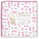 Фланелевая пеленка для новорожденного SwaddleDesigns Pink Hello SW