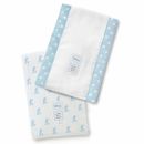 Полотенчики SwaddleDesign Marquisette Baby Burpie Marquisette Baby Burpie Classic Disney - Pastel Blue Little Mickey