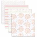 Набор муслиновых пеленок 4 шт. SwaddleDesigns Heavenly Floral Shimmer