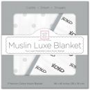 SwaddleDesigns (США) Одеяло муслиновое Luxe Muslin Black XOXO