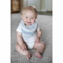 Бандана-нагрудник муслиновая Blue French Dots