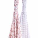 Bebe Au Lait (США) Муслиновые пеленки 2 шт. Dewberry/Lattice