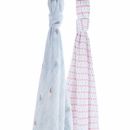 Муслиновые пеленки 2 шт. Bebe au Lait Owl/Tinsley