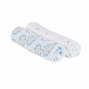 Bebe Au Lait (США) Муслиновые пеленки 2 шт. Павлины/Анютины глазки