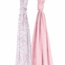 Муслиновые пеленки 2 шт. Bebe au Lait Rose Quartz/Petal