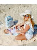 JuJuBe (США) Рюкзак для мамы, школьный Be Right Back Summer Stripe Голубая полоска