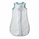 Спальный мешок флис SwaddleDesigns бирюзовый горошек 12-18 мес.