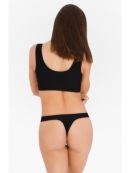 Belly Bandit (США) Стринги с защитой от протекания Anti Thong черный L