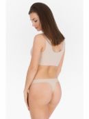 Belly Bandit (США) Стринги с защитой от протекания Anti Thong телесного цвета L