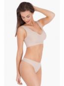 Belly Bandit (США) Стринги с защитой от протекания Anti Thong телесного цвета L