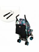 Encore Tote Сумка для коляски с крючками и ковриком - Черная JuJuBe
