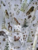Adam Stork (США) Пеленка муслиновая для девочки и мальчика Woodland Forest
