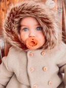 Itzy Ritzy (США) Пустышки силиконовые для новорожденных Персик/Терракота