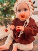 Itzy Ritzy (США) Пустышки силиконовые для новорожденных Персик/Терракота