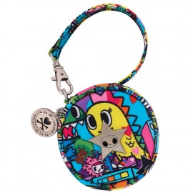 Paci Pod Контейнер для пустышек, футляр, круглая сумочка - Tokidoki Kaiju City JuJuBe